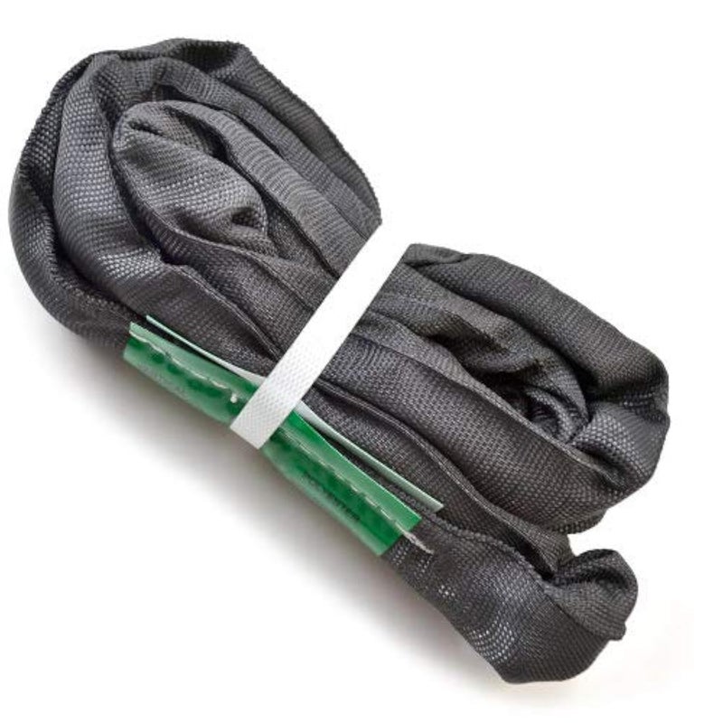 Runner Deer Black Spanset Round Slings for Aerial Lyra Hoop Rig Aerial Silks Handing, Polyester Lifting Strop, Working Load Limit for Round Sling â€“ 2 Tonne, Multiple Spanset Sizes (0.75 M/ 2'5" FT) - Image 1
